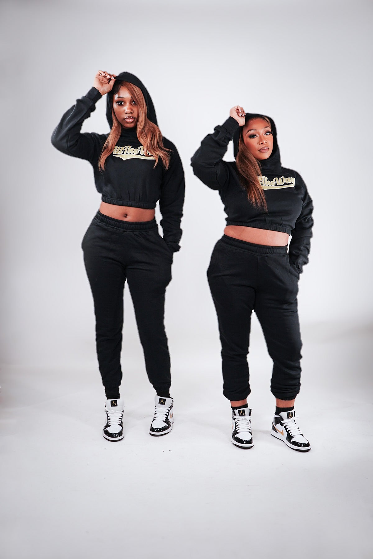 Black ATW Lady Jogger set